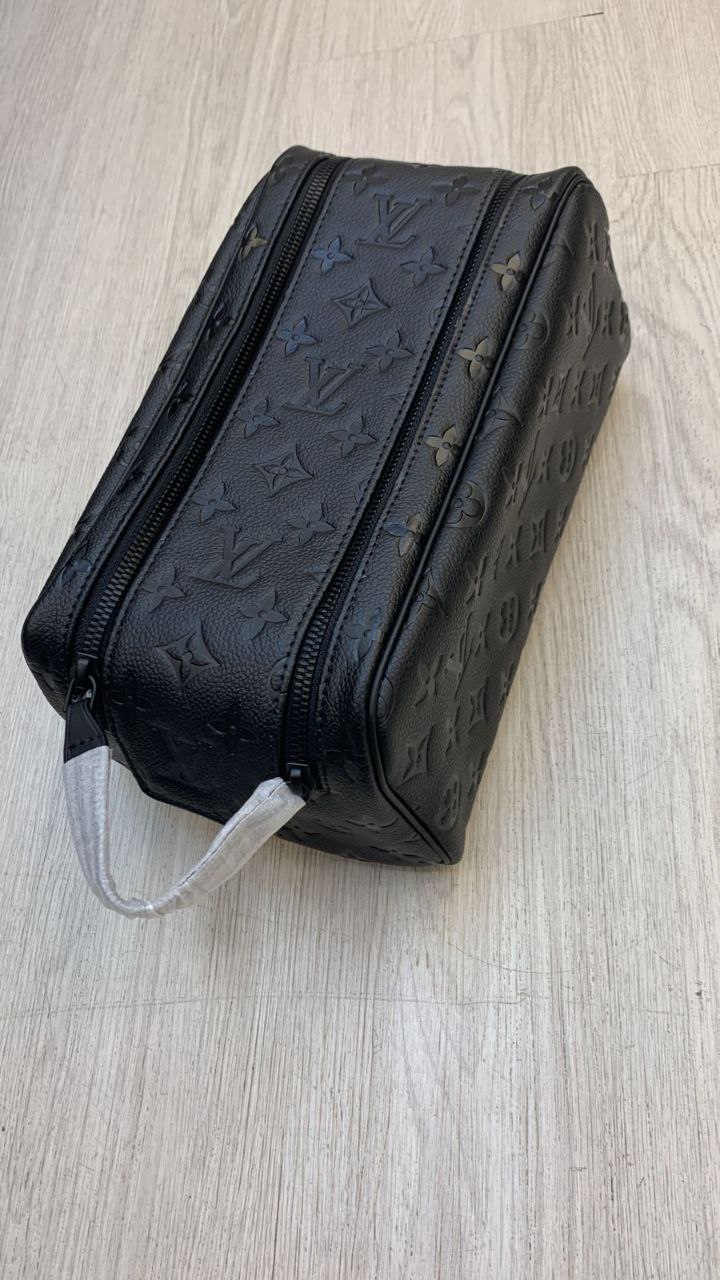 Men's Dopp Kit with Cowhide-leather trim