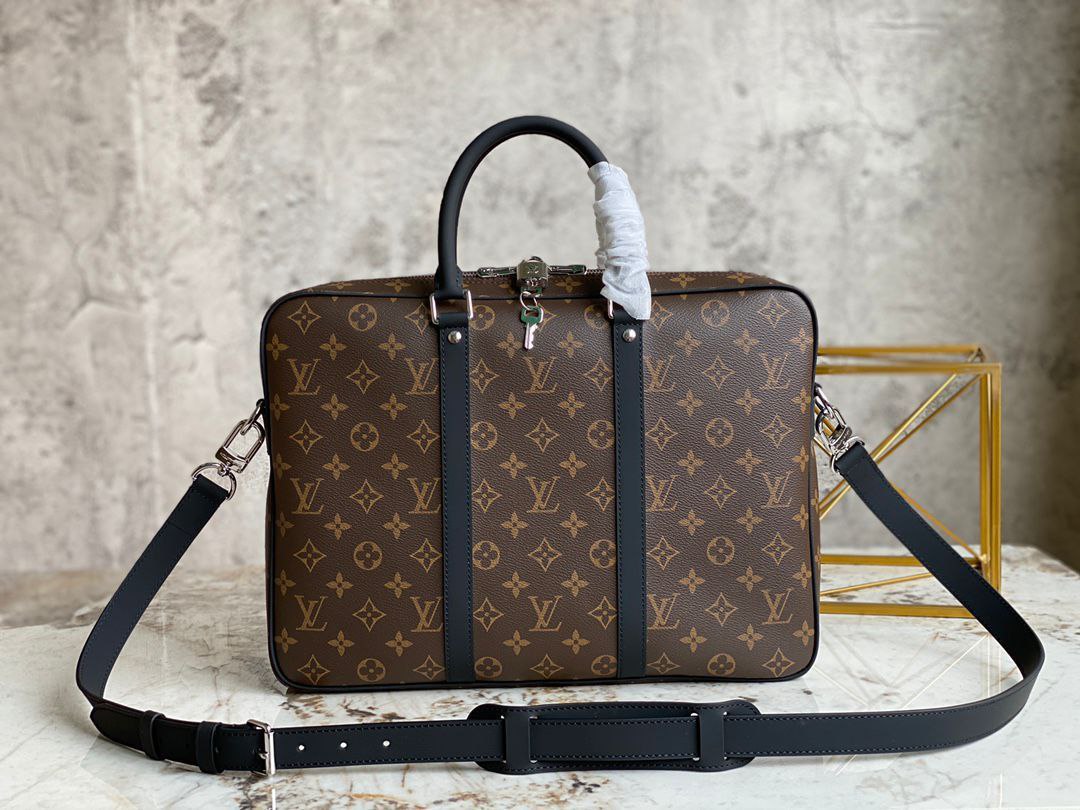 MONOGRAM MACASSAR PORTE-DOCUMENTS VOYAGE