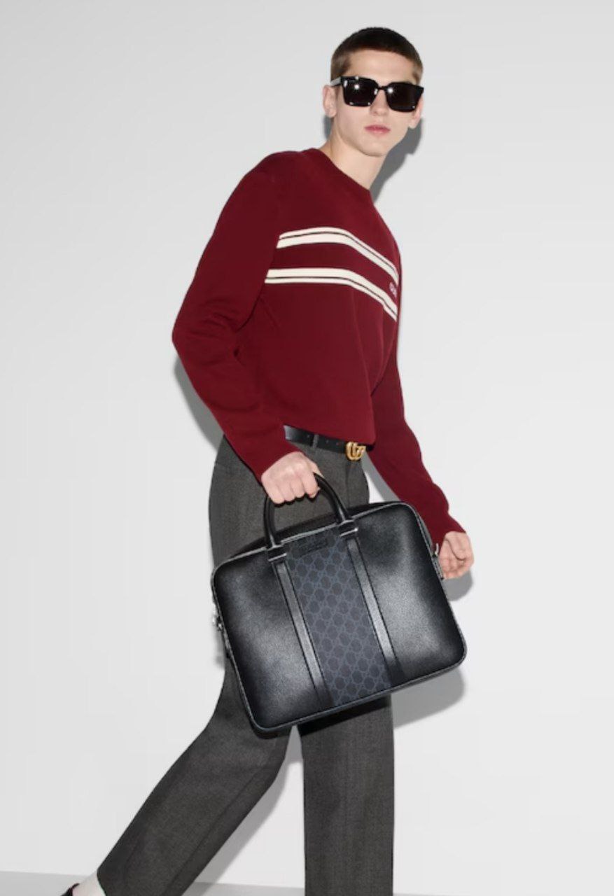 MEDIUM GG BRIEFCASE WITH TAG - Image 2