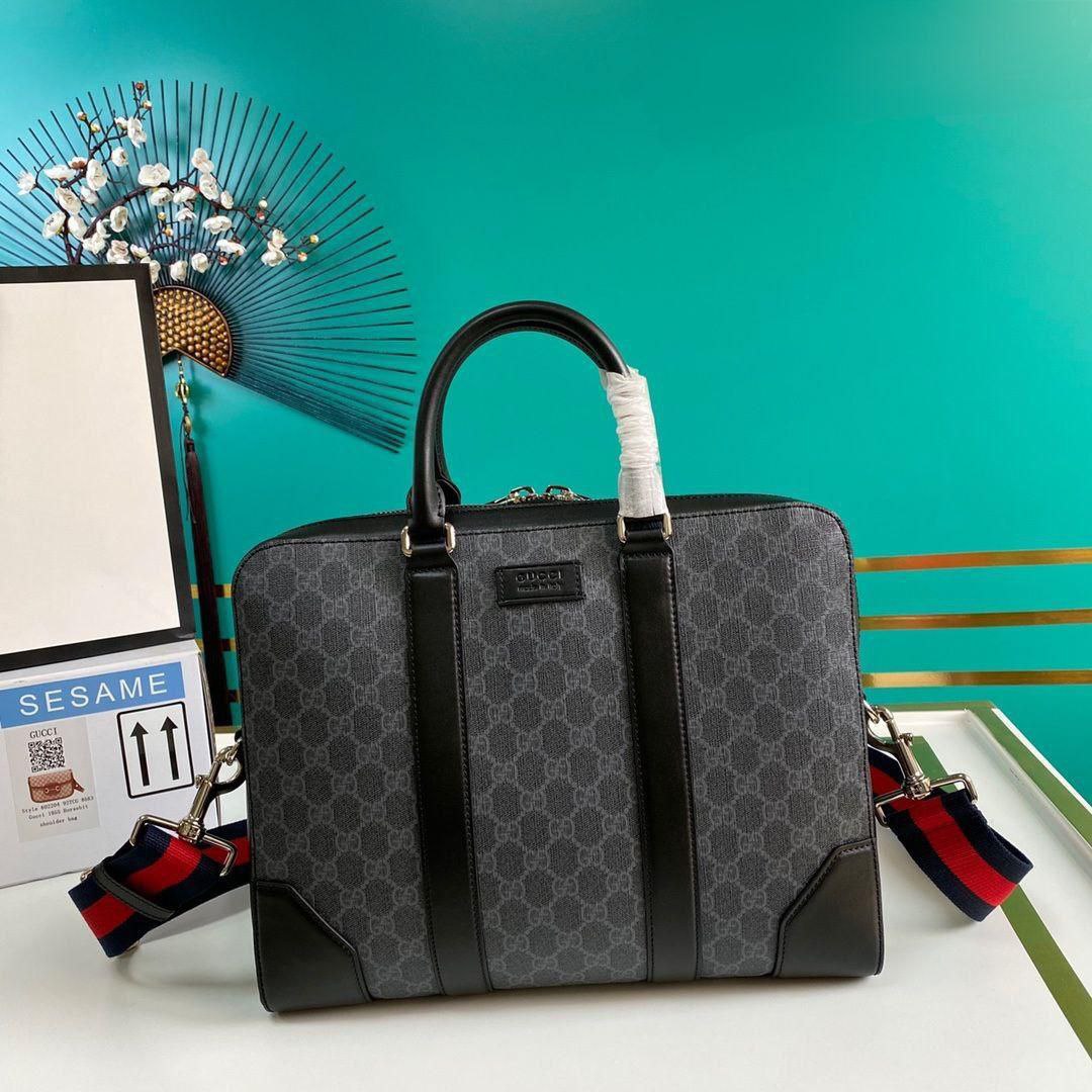 MEDIUM GG BRIEFCASE WITH TAG