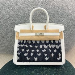 VINTAGE HERMÈS BIRKIN 30 WHITE