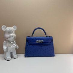HERMÈS Mini Kelly Ostrich