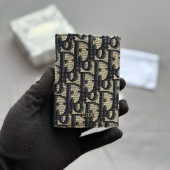 CHRISTIAN DIOR Oblique Bi-Fold Card Holder