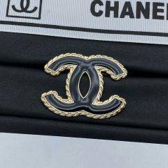 Chanel Enamel CC Brooch Denim